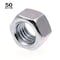 Prime-Line Finished Hex Nuts, 1/2 in.-13, A563 Grade A Zinc Plated Steel (50 Pack) 9073565 - alternate 2